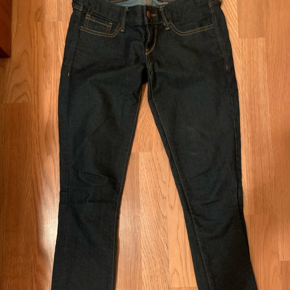 Express Dark Wash Skinny Jeans
